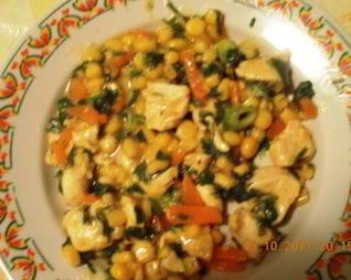 Солнечное куриное рагу