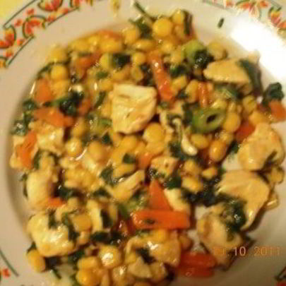 Солнечное куриное рагу