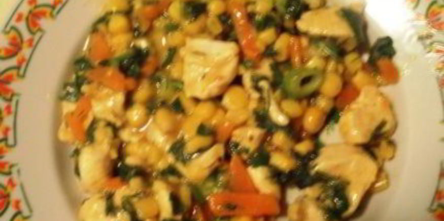 Рецепт солнечного куриного рагу