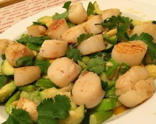 Тайское рагу с гребешками