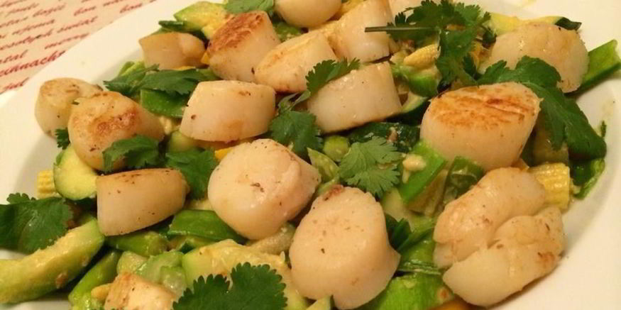 Рецепт тайского рагу с гребешками