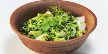 зеленое картофельное рагу