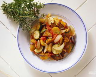 Рататуй с баклажанами