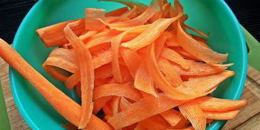 рисовая лапша с овощами