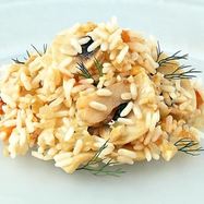 Рецепт Грибного ризотто с орехами