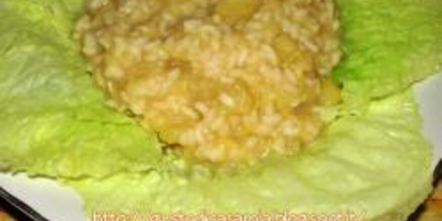 Рецепт овощного ризотто с картофелем и капустой