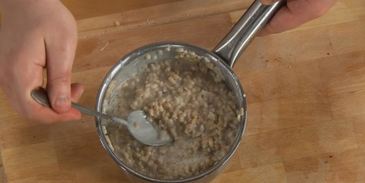 ризотто из перловки с индейкой