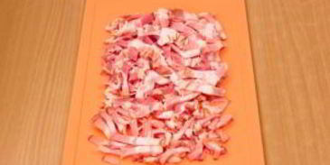 ризотто с беконом и болгарским перцем