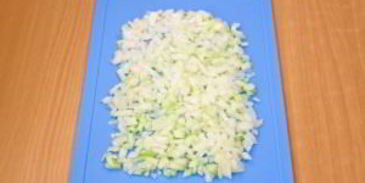 ризотто с беконом и болгарским перцем