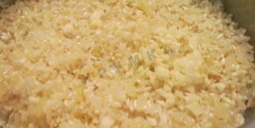 ризотто с белыми грибами со сливками