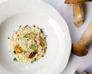 Ризотто с белыми грибами