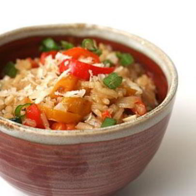 Ризотто с болгарским перцем