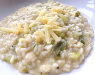 Ризотто с чеддером