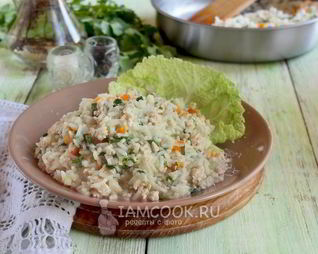 Ризотто с фаршем