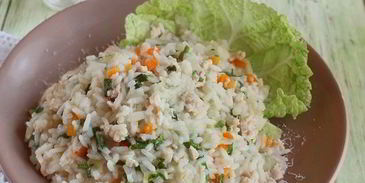 ризотто с фаршем