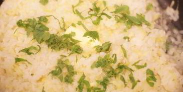 ризотто с фенхелем, цукини и мятой