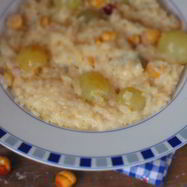 Рецепт Ризотто с горгонзолой и виноградом