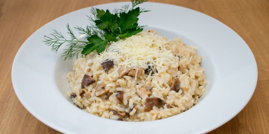 Рецепт ризотто с грибами шиитаки
