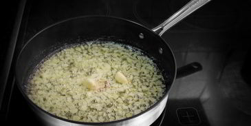 ризотто с грибами шиитаки