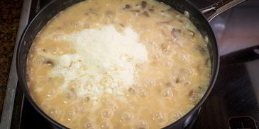 ризотто с грибами шиитаки