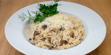 ризотто с грибами шиитаки