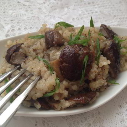 Ризотто с грибами в мультиварке