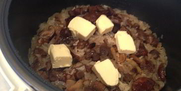 ризотто с грибами в мультиварке