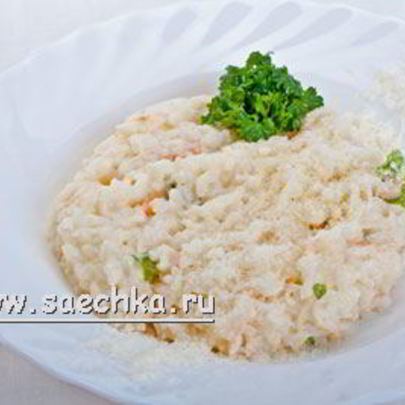Ризотто с крабами