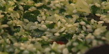 ризотто с крапивой