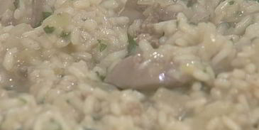 ризотто с куриной печенкой