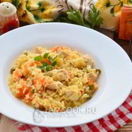 Рецепт Ризотто с курицей и овощами