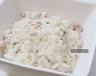 Ризотто с курицей в мультиварке