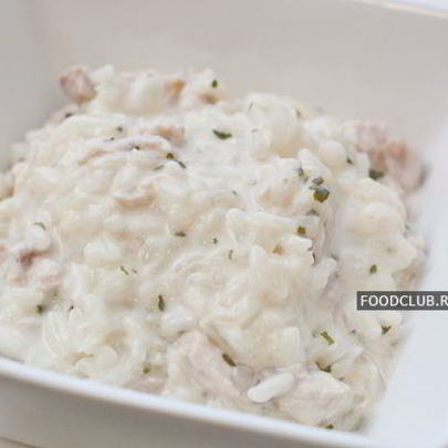 Ризотто с курицей в мультиварке