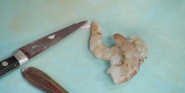 ризотто с морепродуктами и белыми грибами