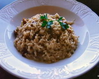 Ризотто с опятами