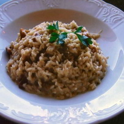 Ризотто с опятами