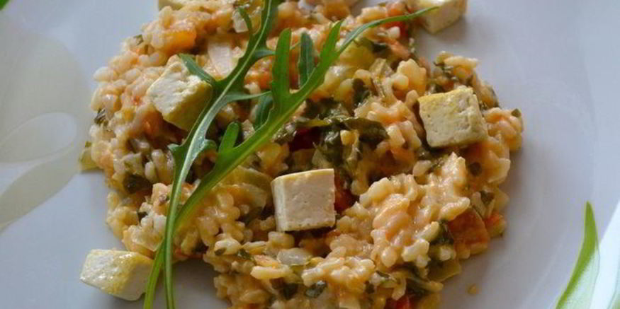 Рецепт ризотто с руколой