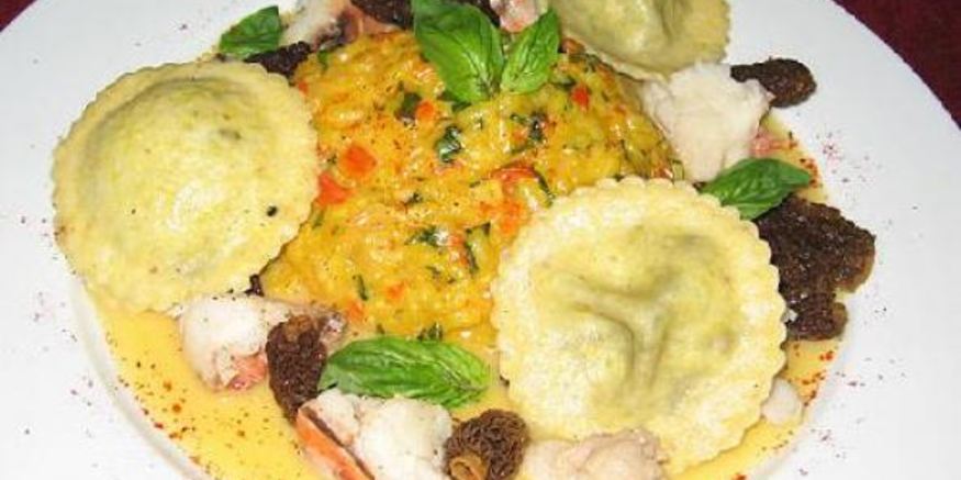 Рецепт ризотто с шафраном и лимоном