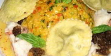 ризотто с шафраном и лимоном