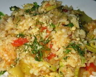 Ризотто с сыром Пармезан