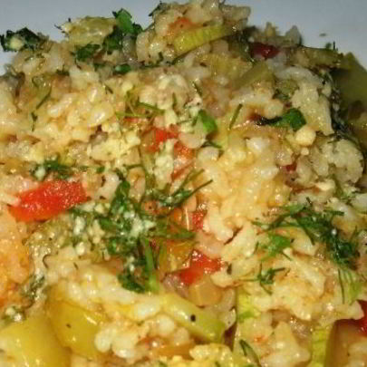 Ризотто с сыром Пармезан