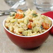 Рецепт Ризотто с цукини и красным перцем