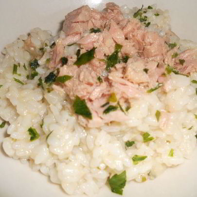 Ризотто с тунцом