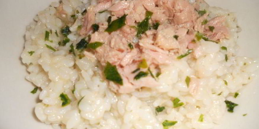 Рецепт ризотто с тунцом