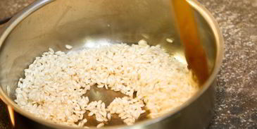 ризотто с тыквой и копченой утиной грудкой