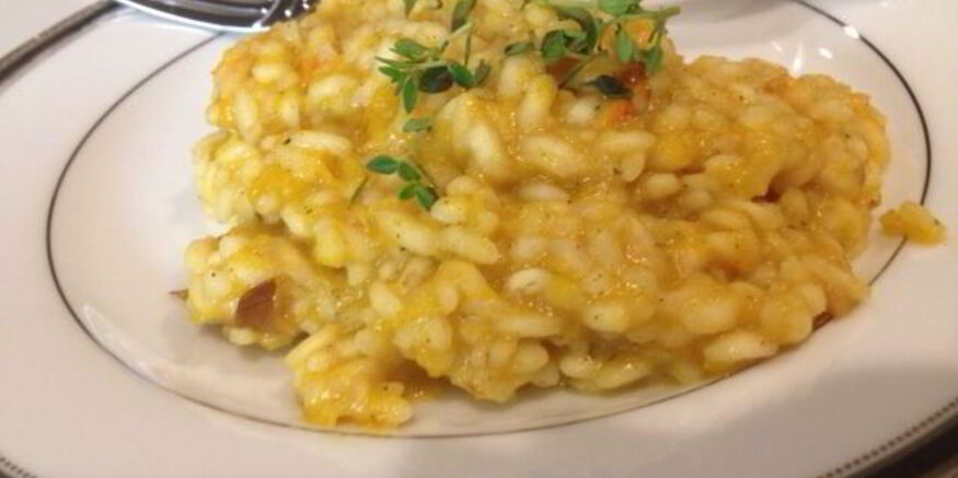 Рецепт ризотто с тыквой