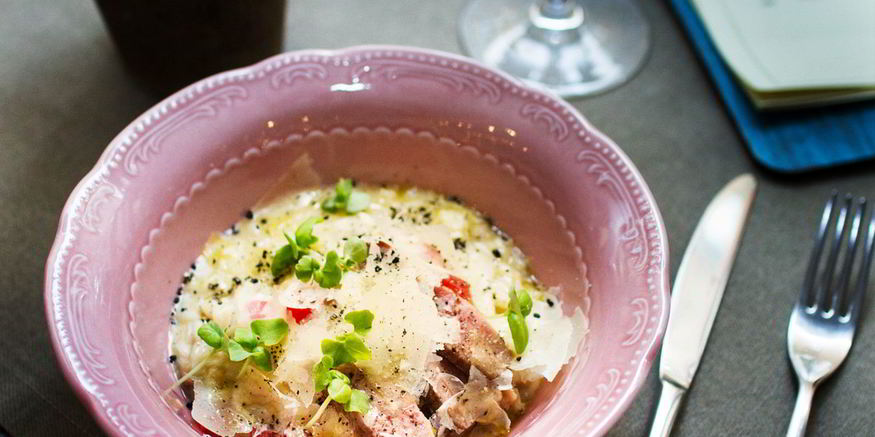 Рецепт ризотто с уткой