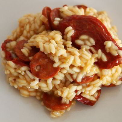 Ризотто с вялеными помидорами