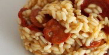 ризотто с вялеными помидорами