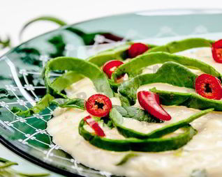 Ризотто с зеленью и сыром